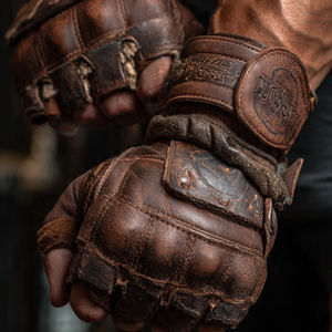 Gants de musculation et de fitness avec bandes de maintien pour les poignets, gants de vélo, de musculation et d'entraînement, gants de fitness demi-doigts - Product Image 5