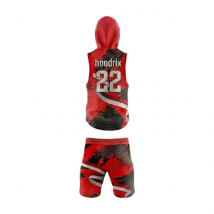 Ensemble d'uniformes de football 7v7 personnalisés, légers, haute élasticité, respirants, manches courtes, maillot et short 7 sur 7 - Product Image 3