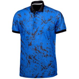 Chemise Homme Blanche Imprimée à Manches Courtes Style Décontracté Coupe Classique Respirante Tricotée 100% Polyester Séchage Rapide à l'Avant - Product Image 3