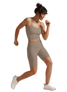Shorts de Yoga de Alta Elasticidad para Mujer, Marca Privada, Nailon y Spandex, Shorts Deportivos, Ropa Deportiva Personalizada, Shorts de Yoga con Logotipo Personalizado - Product Image 4