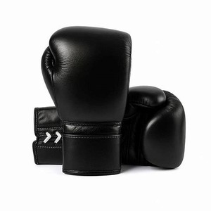Ensemble de boxe noir complet pour sparring, fabriqué en cuir de vachette véritable, pour entraînement et combats MMA, pour adultes - Product Image 2