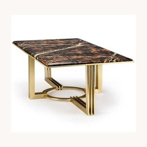 Trending Metal And Glass <b>Coffee</b> <b>Table</b> Stylish New Design Silver Color Center <b>Table</b> For Living Room Furniture - Product Image 3