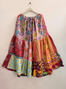 Hippie Wide Leg <b>Harem</b> Palazo <b>Pants</b> Vintage Kantha Pajama - Product Image 5