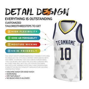 Maillots de basketball de sublimation en gros de haute qualité, shorts de basketball d'été BSCI, dernières broderies, tailles plus - Product Image 5