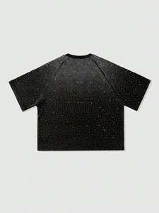 เสื้อยืดแขนสั้นทรงเข้ารูปผู้ชาย สไตล์สตรีท คอกลม ผ้าคอตตอนเจอร์ซีย์ โลโก้ด้านหน้า เป็นมิตรกับสิ่งแวดล้อม ระบายอากาศได้ดี รับสั่งทำ - Product Image 4