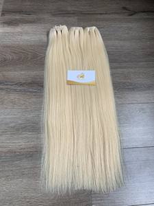 Extensiones de Cabello Vietnamita 100% Virgen, Color Claro, Cutícula Alineada, Trama a Máquina, Cabello Decolorado, Precio al por Mayor - Product Image 6