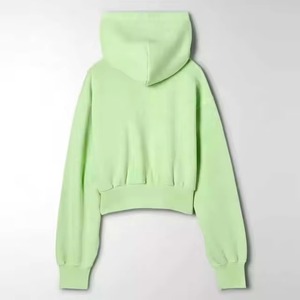 Ensemble sweat-shirt à capuche et short en molleton pour femme, 2 pièces, couleur unie, coupe ample, tenue décontractée d'automne avec poches, 100% coton - Product Image 2