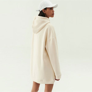 เดรสฮู้ดดี้ผู้หญิงทรงมิดิ แขนยาว สไตล์ลำลอง สตรีทแวร์ รุ่นปี 2026 พร้อมเชือกผูก ปรับแต่งได้ ผลิตจากผ้าฝ้าย 100% เป็นมิตรต่อสิ่งแวดล้อม - Product Image 2