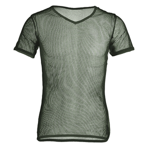 Custom Sports Mesh T Shirt Sublimation Training Running Jersey V-Neck Mesh T Shirt Solid Color Mesh T Shirt Regular Fit Mesh Tee - Product Image 6