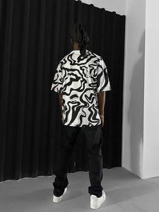 T-shirts pour hommes en coton 100% avec impression en relief, design personnalisé, style 2026, services OEM, prix bas, impression en relief pour hommes - Product Image 3