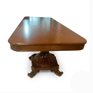 Mesas de Comedor Cuadradas Modernas Hechas de Madera de Teca con Hermosa Talladura, Acabado Liso y Diseño Elegante para Uso en Hoteles - Product Image 3