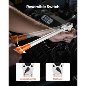 Clé dynamométrique réglable à cliquet d'entraînement de 1/2 pouces 20-160 Lbf-ft / 27.1-216.8 N.m - Product Image 6