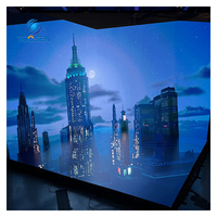 Mur vidéo LED immersif haute performance direct usine P1.25 P1.86 P2.5, contraste élevé, excellente qualité d'image, écran d'affichage LED
