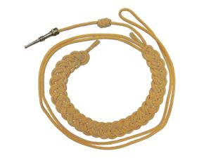 Aiguillette cérémonielle Holland Gold Matte Spitz Silver, fabriquée avec du fil d'or de qualité supérieure, finition or mat. - Product Image 3