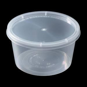 Conteneur alimentaire rond jetable en plastique PP de qualité supérieure, personnalisable en couleurs, pour exportation directe usine, vente en gros, OEM/ODM - Product Image 6