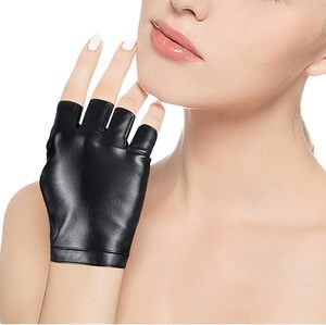 Custom Black Leather <b>Fingerless</b> <b>Gloves</b> <b>for</b> <b>Men</b> Wholesale Motorcycle Tactical & Training <b>Gloves</b> - Product Image 5