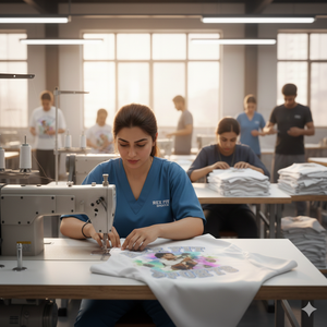 Camiseta Personalizada con Estampado DTG para Hombre, 100% Algodón, Lavada con Ácido, Negra, Talla Grande, Manga Corta, Cuello Redondo, Camisetas para Hombre - Product Image 2