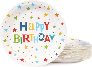 Assiettes en papier haute performance pour les fêtes et les événements d'entreprise, assiettes rondes de 9 pouces pour les mariages, les fêtes et les hôtels - Product Image 5
