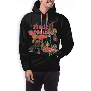 Sweat à capuche épais pour homme, personnalisé, imprimé et brodé, coupe oversize, en molleton de coton uni 500 g/m², sans cordon - Product Image 3