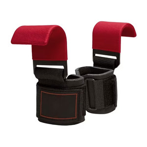 Crochets de musculation professionnels robustes avec sangles pour la musculation, le fitness et la gym - Product Image 1