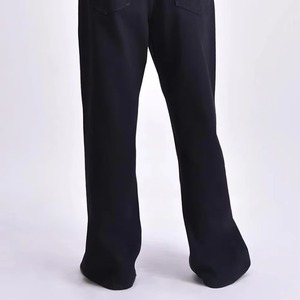 Pantalones Vaqueros de Cintura Alta y Pierna Ancha, de Algodón, Corte Holgado, Color Sólido, Estilo Casual de Otoño, Jeans para Mujer - Product Image 5