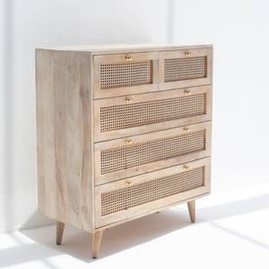 Vandana Arista Cresta Rattan Wood <b>Sideboard</b> for Stylish Modern Indoor & Outdoor Home Interiors - Product Image 6
