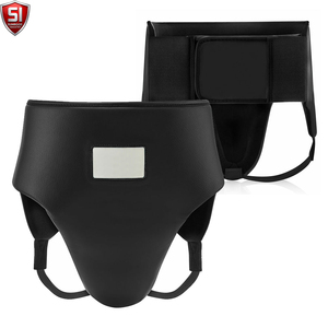 อุปกรณ์ป้องกันอวัยวะเพศชาย SUMROOS INDUSTRY PU Boxing Groin Guard ระบายอากาศได้ดีและสวมใส่สบาย แผ่นรองป้องกันสำหรับการฝึกซ้อม MMA และคิกบ็อกซิ่ง - Product Image 1