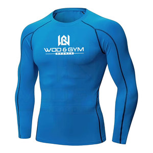 Camiseta Deportiva de Compresión de Manga Larga para Hombre, Secado Rápido, Transpirable, para Verano, Gimnasio, Fitness, Running, Rashguard - Product Image 1