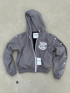Custom Mens Full <b>Zip</b> <b>Hooded</b> Windbreaker Jacket Embroidered Logo Lightweight Waterproof Casual <b>Zip</b> Up Hoodie Outdoor Jacket OEM - Product Image 6
