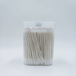 Hisopo de Algodón Puro Dr. Papie, Punta Espiral Flexible y Suave, de un Solo Lado, Sin Blanqueamiento, 7.3cm de Longitud, Opción de Logotipo Personalizado para Uso Médico - Product Image 4