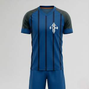 Uniforme de Fútbol Personalizado de Manga Corta y Transpirable con Logotipo Personalizado para Hombre, Servicio OEM de Verano, Calidad Premium por RIVIAN ATLANTIC - Product Image 3