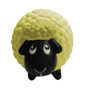 Juguetes chirriantes para mascotas de plástico seguros y fiables para perros de vinilo amarillo fáciles de masticar en existencias fabricados en Taiwán - Product Image 2