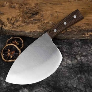 Factory Direct Damascus Cleaver <b>Knives</b> Best Selling Damascus Steel <b>Kitchen</b> Cleaver <b>Knife</b> With Wood Handle - Product Image 1