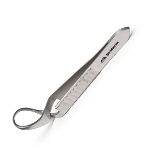 Pince à serviettes Jones en acier inoxydable, modèle Crossaction, 9 cm de long, avec poignée courbée, pour la vente en gros - Apto Enterprises - Product Image 2