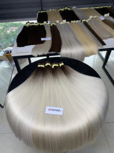 ผมคนดิบ100% ผมชาวเวียดนามแบบช่อเดียวผมแท้แบบดึงสองชั้น - Product Image 5