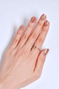 Uñas postizas brillantes, cortas, cuadradas, OEM, ODM, personalizadas de fábrica, color nude natural, al por mayor, transparentes, artificiales, a presión. - Product Image 2