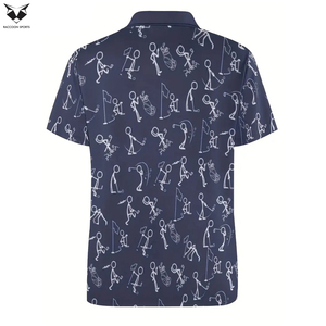 Camiseta de Golf con Estampado por Sublimación para Hombre, Talla Grande, Verano 2026, Camiseta Polo Moderna e Informal de Manga Corta con Estampado - Product Image 2