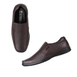 Elegantes Zapatos Formales Marrones Sólidos para Hombre, Calzado de Vestir de Oficina con Cordones de Primera Calidad, Parte Superior de Cuero Genuino, Clásicos y Cómodos - Product Image 2