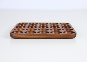 Porta Huevos y Organizador de Cocina de Madera Natural Estilo Rústico, Ecológico, Apto para Lavavajillas, para Encimera de Cocina - Product Image 4