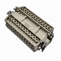 Conector de Alimentación Industrial HE-024 de Alta Resistencia, 24 Pines, Macho/Hembra, IP65, 500V, 16A, Fabricante