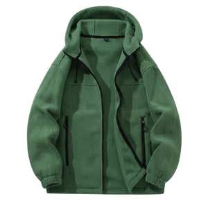 Custom Men’s Zipper Hoodie High Quality Cotton Fleece Full <b>Zip</b> <b>Hooded</b> Sweatshirt Casual Wear Wholesale - Product Image 2