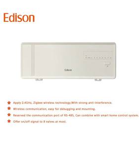 Modern tasarım 8 kanallı kablosuz Zigbee termostat Hub denetleyicisi IP20 koruma kolay kurulum PC yerden ısıtma sistemleri - Product Image 3