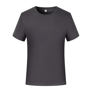 T-shirt en jersey de coton blanc à manches courtes et col rond pour homme, coupe classique, couleur unie, design simple - Product Image 3