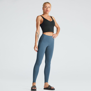 Leggings de sport respirants pour femmes, taille haute, pantalons de yoga, fournisseur en gros, service OEM Pakistan - Product Image 6