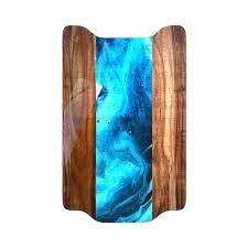 เขียงทำจากเรซินไม้ธรรมชาติปรับแต่งได้ตามต้องการสีที่ออกแบบได้อย่างหรูหราทันสมัยสำหรับบ้าน - Product Image 5