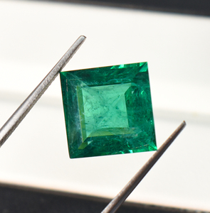 Emerald Green Square Princess Cut Shape 5 mm SIZE Loose Stones Nanocrystal Gemstones Lab Created Emerald Nanosital - Product Image 4