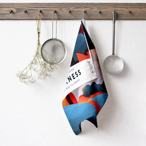 Essuie-tout de cuisine imprimé, absorbant, sans peluches, design personnalisé, en lin. - Product Image 5