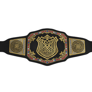 Ceinture de championnat en cuir écologique personnalisable, légère et durable, pour l'entraînement aux arts martiaux - Product Image 1