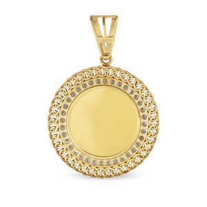 Custom Hip Hop Iced Out Diamond Round Charm Bezel Set Photo Frame Memory <b>Locket</b> Photo Pendant Necklace Pendant Charm - Product Image 2