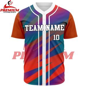 Camiseta de Béisbol Unisex Transpirable OEM, Nombre del Equipo Personalizado, Manga Corta, Estilo Hip Hop, Uniformes Deportivos con Estampado Personalizado - Product Image 6